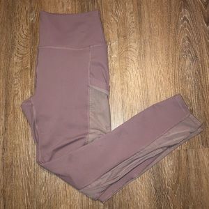 Mauve Fabletics Cropped Leggings